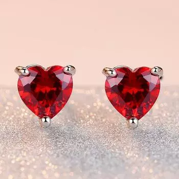 1 компл. свадебное ожерелье серьги сердце кулон стразы сладкий сверкающий долговечный комплект ювелирных изделий фиолетовый