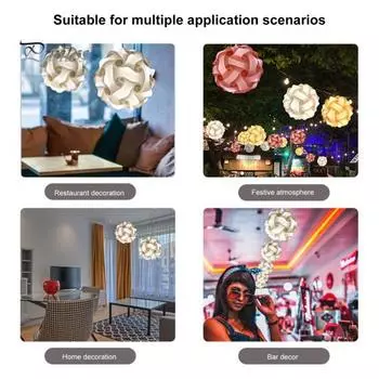 1 компл. в скандинавском стиле, комплект абажуров для самостоятельного изготовления, головоломка, дизайн, абажур, игрушка, легко собрать, пластиковый абажур, украшение комнаты 30cm королевский синий