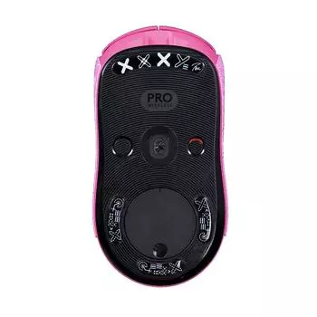 1 комплект 0,8 мм стеклянных ножек для мыши, наклеек для мыши, коврика для G Pro Wireless GPRO X Superlight с закругленными изогнутыми краями GPX чёрный