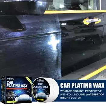 1 комплект, 100 мл, автомобильный воск, ремонт царапин, долговечный, блестящий, нежирный, гидрофобный, для удаления пятен