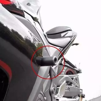 1 комплект 10 мм универсальные большие слайдеры для рамы мотоцикла защита рамы от столкновений анти-слайдер клей-карандаш для Honda чёрный
