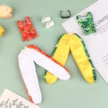 1 комплект, 11,5-дюймовая кукла, повседневная спортивная одежда, кукла 30 см, переодевание