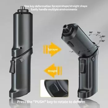 1 комплект, 1300 мАч, ручная дрель, складная зарядка через USB, беспроводная со светодиодной подсветкой, электрическая дрель, набор отверток для домашнего обслуживания A