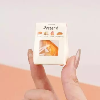 1 комплект 1:12 Кухонных Сцен Миниатюрный Домашний Декор Детские Игрушки Модель Кукольного Домика Упакованный Хлеб Десерт Еда Кукольные Аксессуары