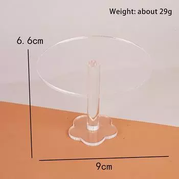 1 комплект 1:12 Миниатюрный кукольный домик, акриловый журнальный столик, мебель для десертов, модель кухни, сделай сам, декоративная игрушка для еды