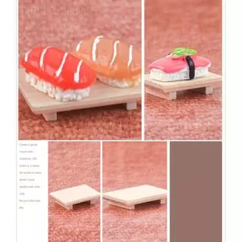 1 комплект 1:12 забавных высоких имитационных воображения развития ярких цветов миниатюрная кукольная мебель суши тарелка модель фотография реквизит еда B