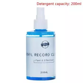 1 комплект 200 мл виниловых пластинок LP/CD чистящая жидкость удаление пыли антистатический спрей белый