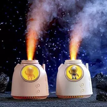 1 комплект 260 мл уникальный тихий дизайн пластиковый астронавт увлажнитель Nordic USB light для дома белый