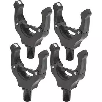 1 комплект/2 шт. Пластиковая головка магнитного кронштейна для удочки, спиральный интерфейс для европерекладины, аксессуары для нейлонового кронштейна чёрный