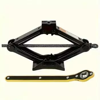 1 комплект 2-тонный складной автомобильный домкрат с ручным управлением, горизонтальный тип, 2-тонный автомобильный домкрат, инструмент для ремонта автомобильных шин