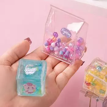 1 комплект, 300 см, нано-лента, пузырьковая игрушка с соломенной подвеской, наклейка, надувной пинцет, клей, забавное снятие стресса, сделай сам, набор игрушек для рукоделия, подарок для детей Gift