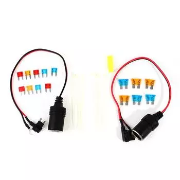 1 комплект 30 см автомобильный прикуриватель 12 В гнездо предохранитель кран держатель с предохранителем 5A/10A/15A