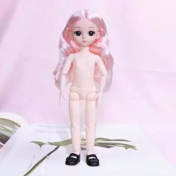 1 комплект 30 см забавная красивая пластиковая кукла BJD одежда сменная обнаженная с обувью для подарка 7 30cm