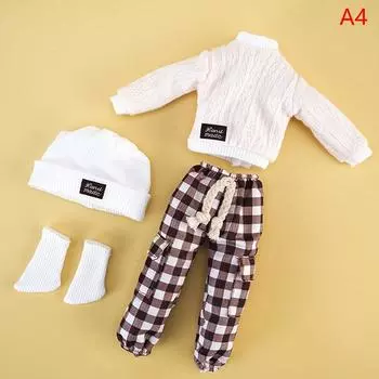 1 комплект, 32 см, костюм для куклы, 1/6, аксессуары для одевания куклы, зимний свитер, брюки