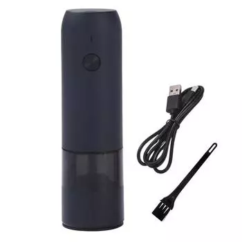 1 комплект, 35 г, легкая электрическая шлифовальная машина многоразового использования, практичная электронная машина для соли и перца белый