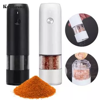 1 комплект, 35 г, полезная многоразовая легкая автоматическая шлифовальная машина, электронная машина для соли и перца, бытовые принадлежности чёрный