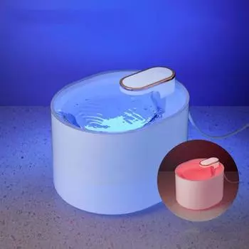 1 комплект 3 л практичный глубокая очистка легко чистящийся питьевой фонтанчик для домашних животных электрический диспенсер принадлежности синий