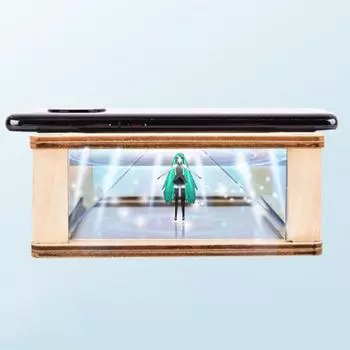 1 комплект, 3D голограмма, безопасная подставка для улучшения практических способностей, развитие мозга, 3D голографическая проекция, забавный научный эксперимент для детей