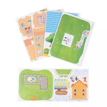 1 комплект 3D-головоломка для детей, трехмерная головоломка, модель дома ручной работы, развивающая игрушка для детей 11*9.8CM