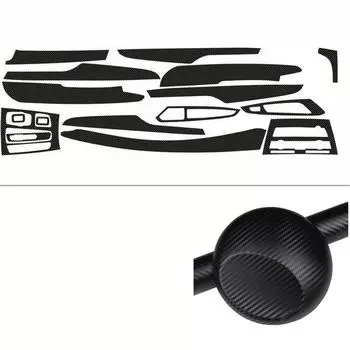 1 комплект 3D-наклеек из углеродного волокна для внутренней отделки своими руками для BMW X5 F15 2008-2018