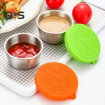 1 комплект, 40 мл, большая вместительная чашка для соуса, штабелируемая, практичная, для кемпинга, ужина, портативная чашка для соуса для салата розовый