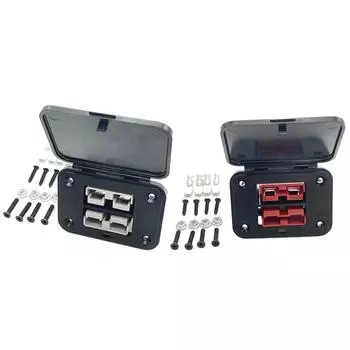 1 комплект 50A 600V двойной двойной кронштейн для скрытого монтажа для подключения Anderson Plug-Power красный