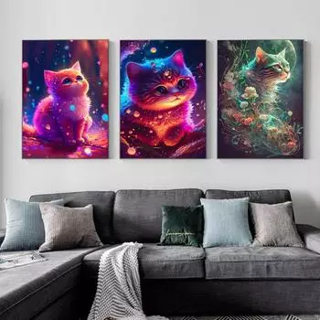 1 комплект 5D комплект алмазной живописи животное туалетный узор повышает креативность уменьшает стресс развивает терпение красочная алмазная вышивка крестиком E