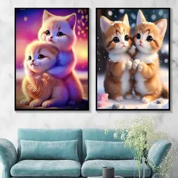 1 комплект 5D набор для рисования стразами повышает креативность, снижает стресс, развивает терпение, рисунок со стразами для всех возрастов B