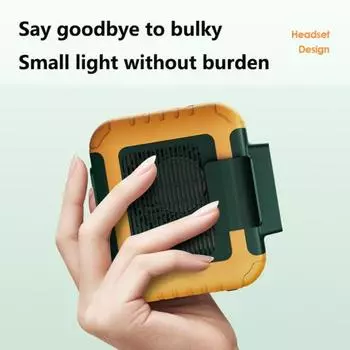 1 комплект 6000 мАч модный мощный воздушный поток для талии/шеи портативный вентилятор гибкая пряжка пояс для работы при высоких температурах зелёный