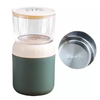 1 комплект, 700 мл, суповая чашка с ложкой, двухслойный герметичный изолированный контейнер для еды для домашнего офиса, школы, на открытом воздухе B розовый