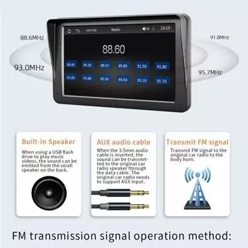 1 комплект 7-дюймовый практичный многоугловой кронштейн Plug-and-Play для автомобильного мультимедийного проигрывателя, беспроводного радио и видео, автомобильных принадлежностей