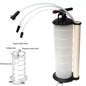 1 комплект 7 л ручной вакуумный насос для откачки масляной жидкости автомобильный грузовик лодочный топливный насос для замены масла замена жидкости бензиновый перекачивающий бак дозатор CHINA