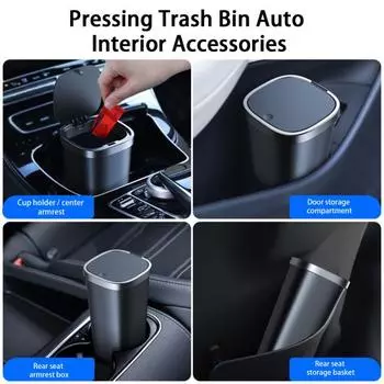 1 комплект 800 мл удобный водонепроницаемый автомобильный мусорный бак без запаха пылевой чехол для хранения мусорных контейнеров автомобильные аксессуары