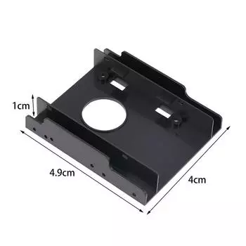 1 Комплект Адаптер Внутренний Кронштейн Монтажный Комплект Двойной Настольный Кронштейн для Монтажа SSD 2,5 на 3,5 дюйма Кронштейн для Жесткого Диска