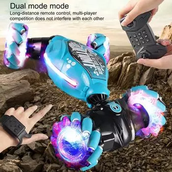 1 комплект, экологически чистая двухрежимная модель игрушки, перезаряжаемый пульт дистанционного управления, детский гоночный автомобиль для мальчиков, радиоуправляемый автомобиль красный