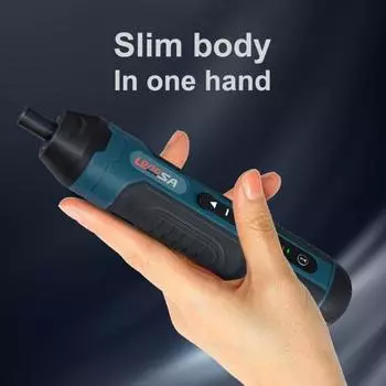 1 комплект, электрическая отвертка с зарядкой через USB, прецизионная многофункциональная беспроводная электрическая отвертка 3,6 В, промышленный набор 2pcs