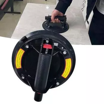 1 комплект, электрическая вакуумная присоска, профессиональная хорошая несущая способность, ручной сверхмощный подъемник на присоске с манометром для отделки A