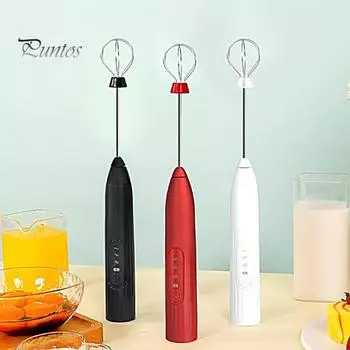 1 комплект, электрический ручной перезаряжаемый венчик с тремя шестернями, регулируемый венчик, блендер, кухонные инструменты чёрный