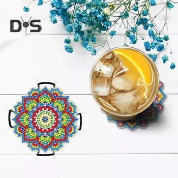 1 комплект алмазная живопись подставка нежный стол защита от царапин творческий узор DIY подставка комплект домашний декор