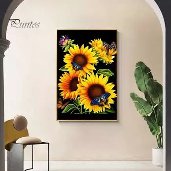 1 комплект алмазной живописи DIY 5D цветочный узор алмазная живопись художественное ремесло для украшения стены дома A