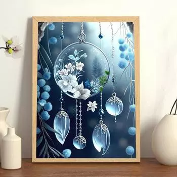 1 комплект алмазной живописи DIY цветок комплект алмазной живописи художественная картина орнамент для украшения дома зелёный