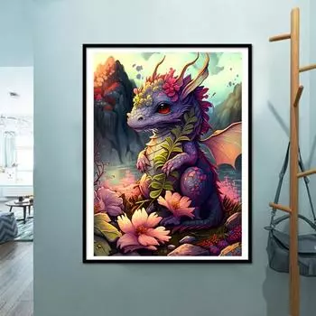 1 комплект алмазной живописи набор мультфильм животных узор DIY горный хрусталь картина ремесло набор для украшения дома C