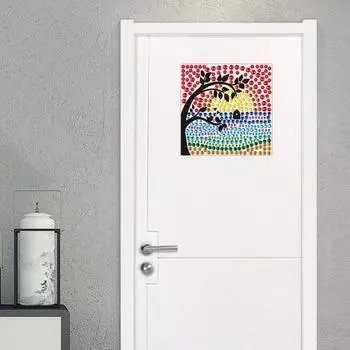 1 комплект алмазных наклеек для рисования, мультяшный фруктовый цветочный узор, стразы, наклейки, ремесла A