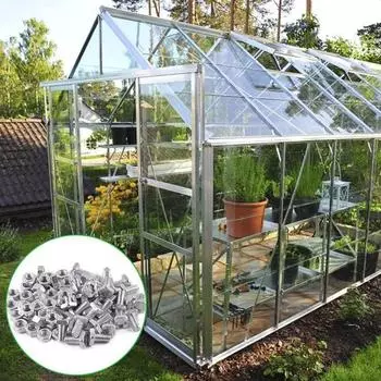 1 комплект алюминиевых болтов с гайкой, прочные съемные винты с резьбой, крепежные детали для болтов со сквозными отверстиями серебряный