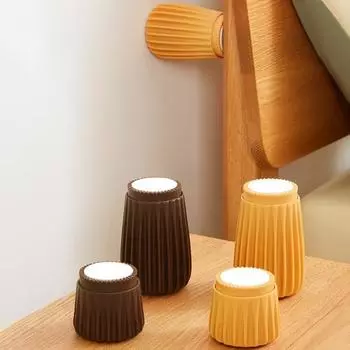 1 комплект антицарапающих ABS прочных защитных резьбовых конструкций для крепления изголовья кровати, фиксированный кронштейн для кровати S коричневый