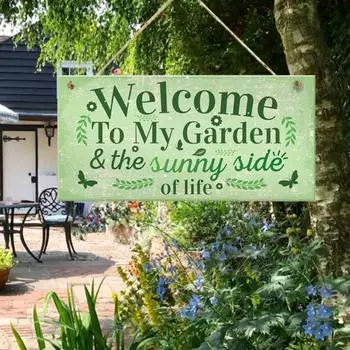 1 комплект, антидеформирующиеся зеленые цветные хорошие садовые подвесные таблички без заусенцев, декоративная табличка