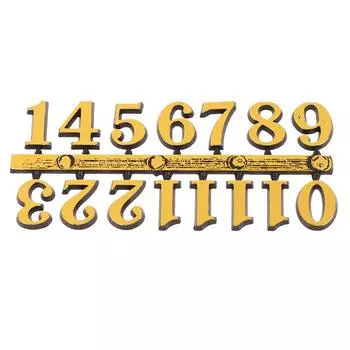 1 комплект арабских цифр часов аксессуары для кварцевых часов циферблат ремонт своими руками часы золотой