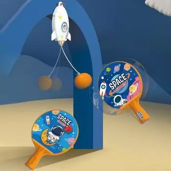 1 комплект Астронавт Пинг-понг Самостоятельная тренировка Подвесной Астронавт Настольный теннис Самостоятельная тренировка Фитнес C
