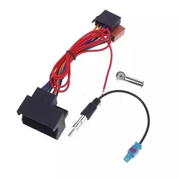 1 комплект автоаксессуаров для самостоятельного изготовления автомобильный стерео FM аудио Iso жгут проводов кабель радиоантенна провод адаптер для 207 307 407 C3 C4 as the picture