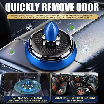 1 комплект автомобильная солнечная ракета ароматерапия вращающаяся машина ароматерапия креативный очищающий освежитель воздуха автомобильные духи украшения аксессуары красный